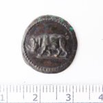 Quadrans de cuivre de Domitien revers